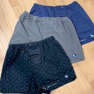 Blade + Blue | Print Boxers  | Size : Small  / set of 3 pairs